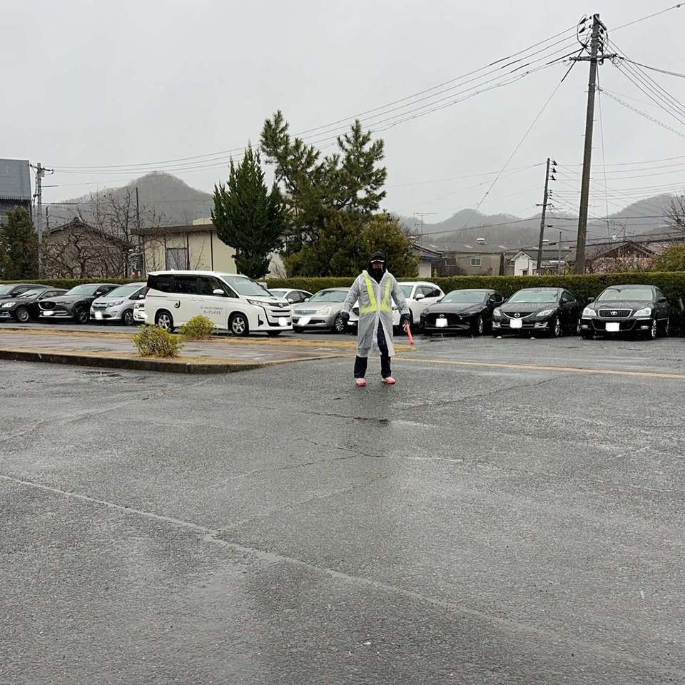 雨の日も頑張ってくれていますの画像